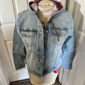 Women’s Denim Jacket with Hood
